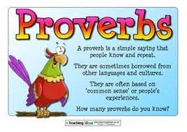 Proverbs 4th Grade Grammar In Mrs Lamb S Room