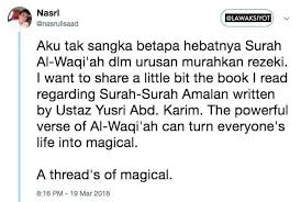 Surah ini bukan saja sebagai senjata untuk murahkan rezeki dan mencantikan wajah. Lawak Siyot Aku Tak Sangka Betapa Hebatnya Surah Facebook