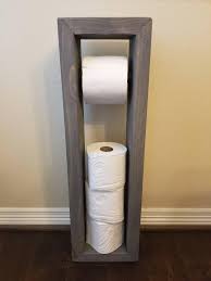 Rustic Toilet Paper Holder Stand Wood Stained Grey Father Son Crafts Rustic wooden toilet paper holder welcome to wood and stars!