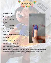 goruntunun olasi icerigi 1 kisi yazi boncuk amigurumi bebek