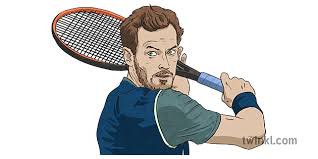 Latest news & results from wimbledon & us open tennis champion & sports get the latest news and pictures of scottish tennis player and sports personality, andy murray. Andy Murray Illustration Twinkl