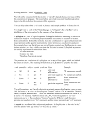 Reading Notes For Carroll S Symbolic Logic
