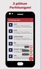 Untuk sloof 15x20 dengan besi utama 4 buah diameter 8, dan sengkangnya 11x16 diameter 6 denganjarak. Kalkulator Besi For Android Apk Download