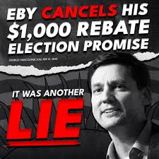 We called it. David Eby lied to...