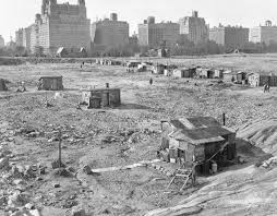 Central Park Nyc C 1930 Vintage New York Shanty Town Historical Pictures