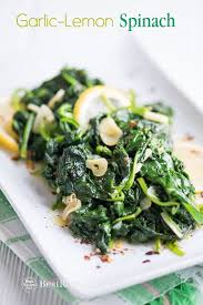 Garlic Spinach Recipe With Lemon Easy Vegetarian Best Recipe Box Recipe Spinach Recipes Healthy Best Spinach Recipes Spinach Recipes