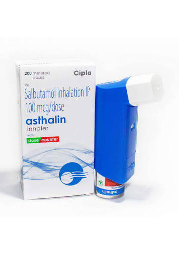 salbutamol inhalation IP 100 mcg/dose (Asthalin Inhaler) at ₹ 142/pack | Cipla Asthma Inhaler in Mumbai | ID: 2852328168612