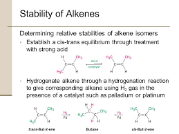 For a halogen disubstituted alkene, the trans isomer will have the dipole moment canceled out and the cis isomer with strong dipole moment as the electronegative halogen groups are on the same side. Chapter 6 Alkenes And Alkynes Ppt Video Online Download
