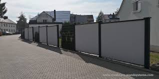 Modulare Wandsysteme Fertigmauersystem Gartengestaltung Mauer Doppelstabmatten