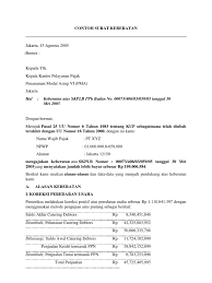Contoh surat pernyataan tidak ada kegiatan usaha atau penghasilan. Contoh Format Surat Balasan Ke Kantor Pajak Contoh Surat