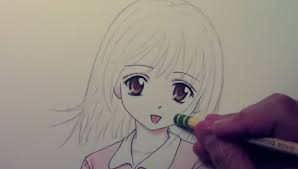 رسومات سهلة وجميلة اجمل رسومات الاطفال والكبار احبك موت female sketch art anime