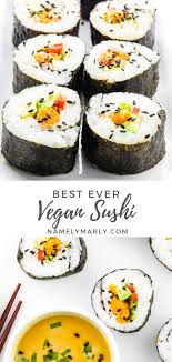 Best Vegan Sushi Recipe In 2020 Homemade Sushi Sweet Potato Sushi Roll Vegan Sushi Rolls