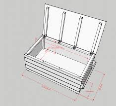 Fabriquer Un Banc Coffre De Jardin