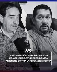 📢 ATSA EN PIE DE LUCHA: "NO HABRÁ SALUD SIN SUELDOS DIGNOS" ⚠️ Adrián  Bellomi, secretario general de ATSA, respondió con dureza a Miguel Matta,  presidente de la Federación Médica del Chaco,