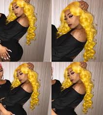 Black And Yellow Hair Style 