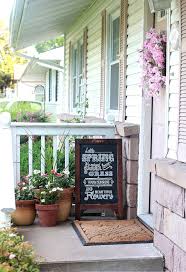 Wonderful 25 Tiny Front Porch Decorating Ideas On A Budget Freshouz Com Spring Porch Spring Porch Decor Porch Makeover