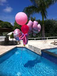 Pin By Paige Martisofski On Party Decorations Baby Shower Bbq Baby Shower Balloons Ocean Theme Party