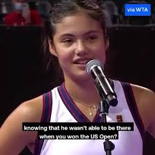 Fără multe comentarii, pur și simplu Emma Răducanu. O campioana de 18 ani  care a uimit întreaga lume. 🎾