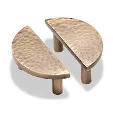 We have courier services of fastways and australia post. Hammered Half Moon Round Cabinet Pull Bronze Antique Brass Nickel Chrome