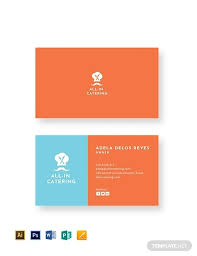 You can choose from the paper, finish, or even plastic. Free 19 Catering Business Card Templates In Publisher Word Photoshop Illustrator Indesign Pages Examples