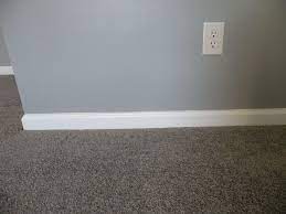A sculptural pendant light in brilliant white shines out from the graduated grey palette of this bedroom, adding visual. Carpet Color For Grey Walls Oj3wtnze Jpg 736 552 Grey Walls Grey Carpet Living Room Light Grey Walls