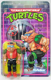 Teenage mutant ninja turtles is an ongoing comic book series published by idw publishing.debuting in august 2011, it was the first new comic version of the turtles to debut after the sale of the media franchise to nickelodeon in october 2009. Teenage Mutant Ninja Turtles Super7 Reaction Figures Bebop