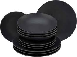 Weitere ideen zu schwarzes bild, bilder, schwarz weiß. Tafelservice In Schwarz Online Kaufen Otto