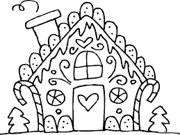 You can share your traditions with your kids and make a gingerbread house and a gingerbread man. Gingerbread House Coloring Pages For Toddler Coloring4free Coloring4free Com