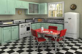 Home Interior Design Retro 50s Style Kitchen Kitchen Style Kitchen Cabinet Design Retro Kitchen
