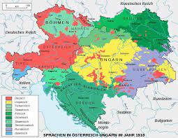 Empires before world war i video khan academy. Austria Hungary 1914 Languages Map Mapporn