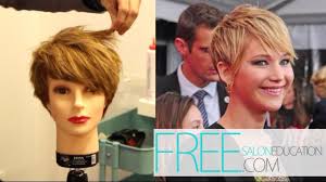 After her dramatic haircut back in 2013, lawrence has kept her hair short and sophisticated, rarely looking back at her younger years of wearing longer locks. Jennifer Lawrence Pixie Haircut How To Cut The Jennifer Lawrence Pixie Haircut Of 2013 Youtube
