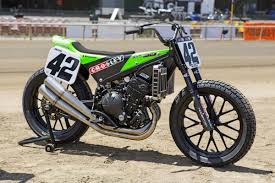 Kawasaki 650 R Flat Track Motorcycle Racing Bikes Track Bike