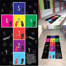 Tetapi, jika terdapat empat pemain didalam satu gelanggang. Ready Stock Traditional Game Floor Decal Teng Teng Shopee Malaysia