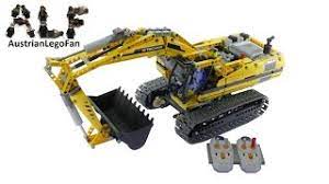 The set contains 1123 pieces, and is fully remote controlled using four medium power functions motors in a 2x3+1 switch box. Lego Technic 8043 Motorized Excavator Lego Speed Build Review Youtube