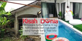 Sebaiknya macam tu lah yer. Foto Nekad Beli Rumah Terbiar Nak Renovate Terus Jadi Macam Villa Kat Bali Kisah Dunia