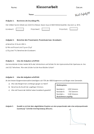 Dreisatz Proportionale Und Antiproportionale Zuordnung Prozentrechnung Prozentwert Prozentsatz Grundwert Klassenarbeit Unterrichtsmaterial Im Fach In 2020 Klassenarbeiten Dreisatz Grundwerte