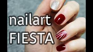 Esta técnica es súper fácil y con ella se pueden hacer diferentes diseños. Diseno De Unas Facil Y Elegante Para Fiesta O Evento Nail Art En Rojo Youtube