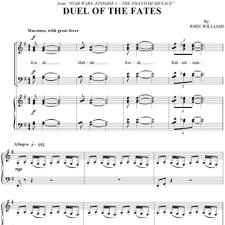 Instrumental solo in c major. Duel Of The Fates Wookieepedia Fandom