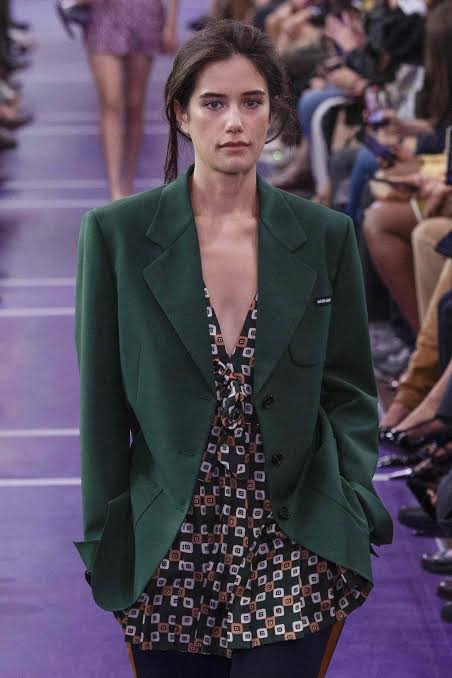 John Travolta's Daughter Ella Bleu Makes Paris Fashion Week Runway Debut