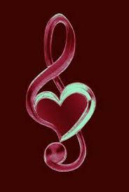 Trebel Clef Love Heart In 2020 Music Notes Art Music Notes Tattoo Music Notes Drawing