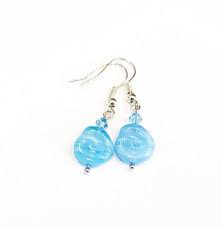 Light Blue Earrings Sale Earrings Drop Earrings Gifts Under Etsy