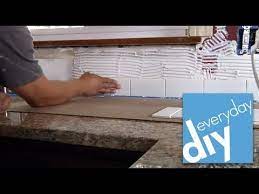 Our kitchen wall tile range features many different colours, materials, sizes, styles, and finishes to ensure that you have plenty of options to choose from. How To Install A Tile Backsplash Part 1 Buildipedia Diy Youtube