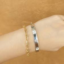 Browse a selection of gold bracelets for women and more to find affordable jewelry that will make you feel beautiful. Selling Low Genuine 14k Italy Gold Cartier Inspired Love Bangle White Gold 12grams Women S Fashion Jewelry Organizers Bracelets On Carousell