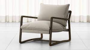 Polly Ivory Accent Chair Reviews Crate And Barrel Accent Chairs Home Music Rooms Living Room Chairs