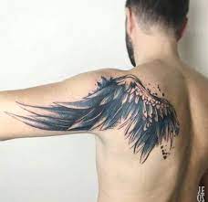Tatouage ange chapelet et calavera sur manchette. Tatouage Homme Ailes D Ange New School Sur Dos Tatouage Ailes Modele Tatouage Aile D Ange Tatouage