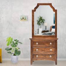 Get the best deals on wood dressing tables. Shop For Wooden Allan Dressing Table And Mirror Online In India Furniture Wallet