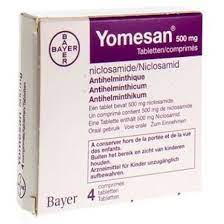 Niclosamide belongs to the family of medicines called anthelmintics. Yomesan 500 Mg 4 Tablets Yomesan500 Mg