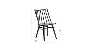 Paton Black Oak Windsor Dining Chair Reviews Crate And Barrel Windsor Dining Chairs Dining Chairs Chair