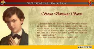 Misioneros De La Palabra Divina Santoral Santo Domingo Savio Santoral Santo Domingo Domingo