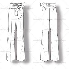 Women S Flared Trouser Pant Fashion Flat Template Fashion Design Jobs Fashion Fashion Design